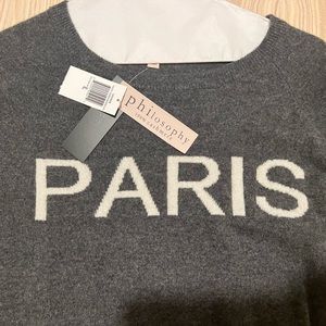 Philosophy cashmere PARIS sweater
